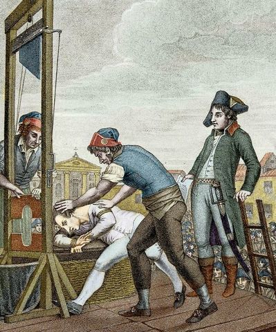 Robespierre is beheaded