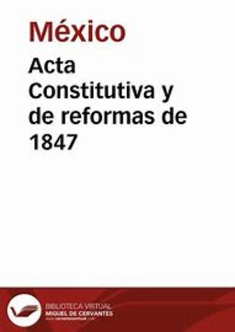 Acta Constitutiva y de Reforma