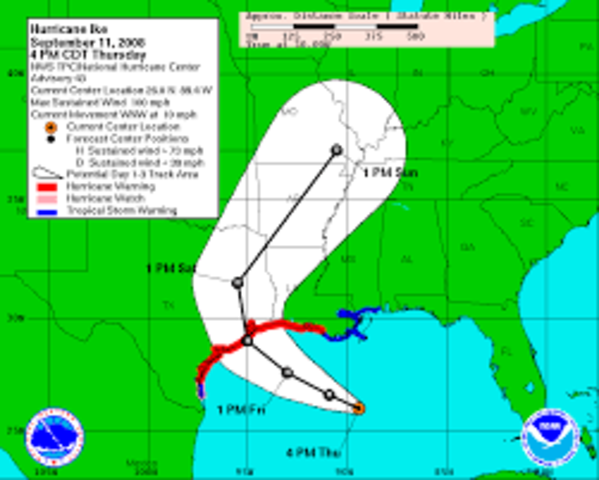 Hurricane Rita Hits Texas