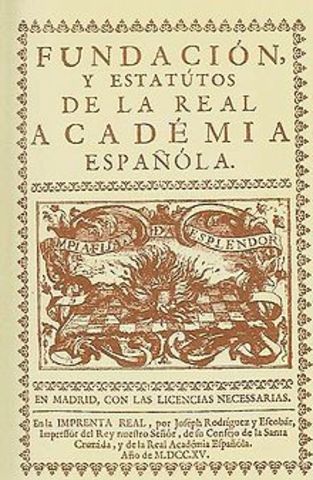 Real Academia Espanhola é fundada