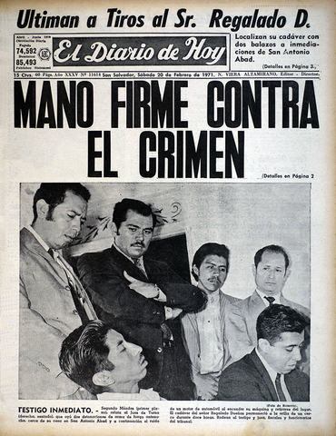 Muerte de Ernesto Regalado.