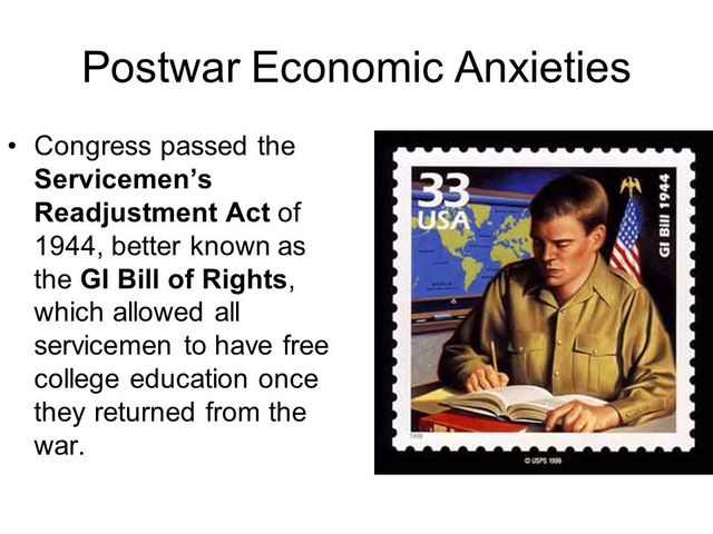 Postwar Economic Anxieties