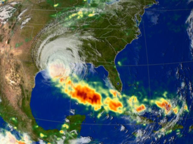 Hurricane Rita hits Texas