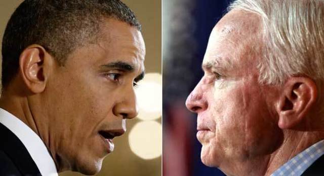 McCain/Obama campaign and race
