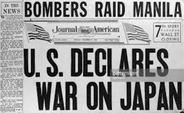 US enters WWII