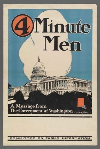 Committee on public information and the "four minute men"