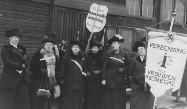 het recht voor vrouwen om te gaan stemmen