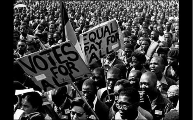 Het systeem van apartheid verdween in Zuid-Afrika