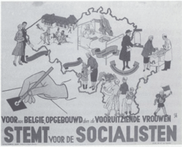 Op 1949 mochten vrouwen stemmen in België