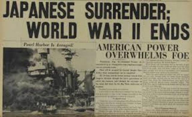 Japanese agree to surrender