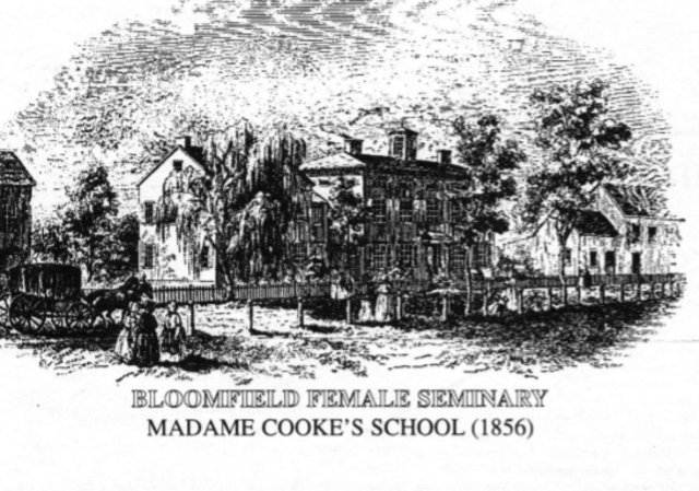 Bloomfield Female Seminary know as Madame Cook School