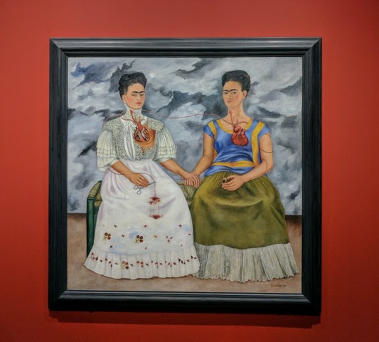 The Two Fridas, Frida Kahlo