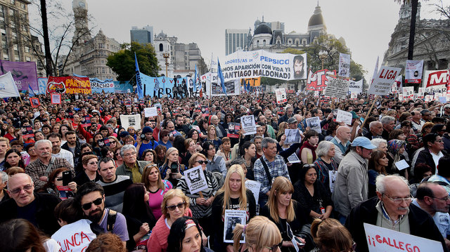 Marcha por Santiago Maldonado