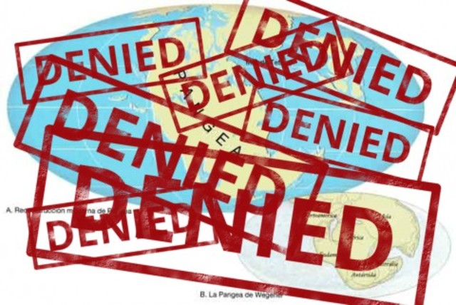 Rechazo de la Hipótesis de la deriva continental