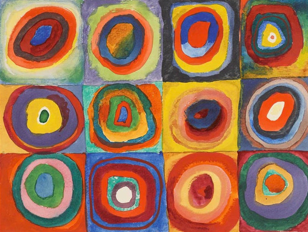 Squares with Concentric Circles, Wassily Kandinsky