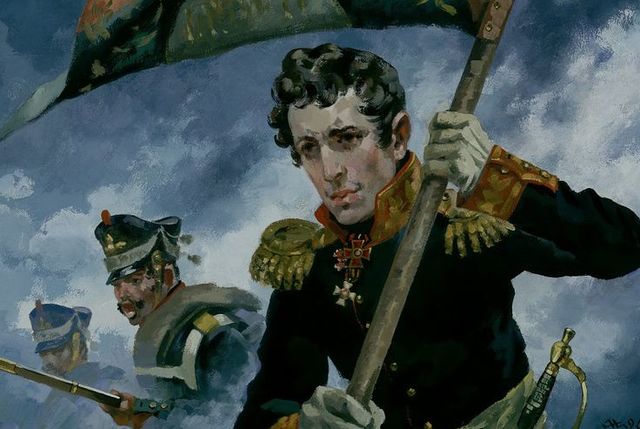 Подвиг под Аустерлицем и ранение