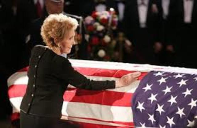 President Reagan Dies