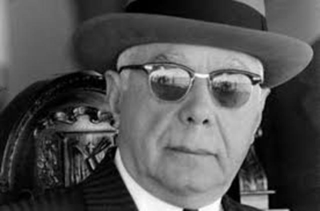 The installation of the regime of President Rafael Leonidas Trujillo