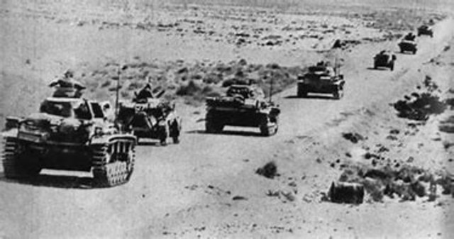 Allies fight in Africa