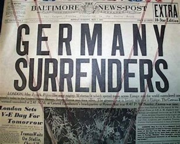 Germany surrenders