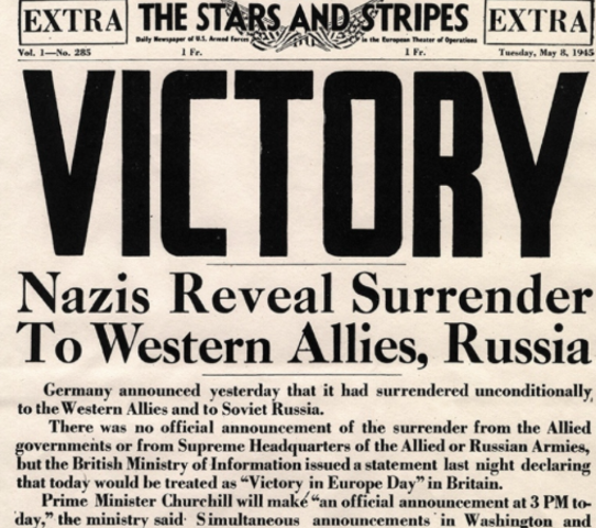 World War II ends