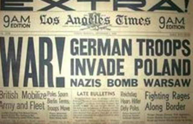 Nazi germany invades Poland
