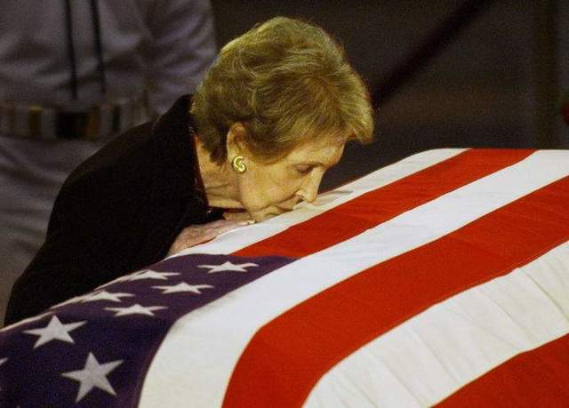Former President Reagan Dies
