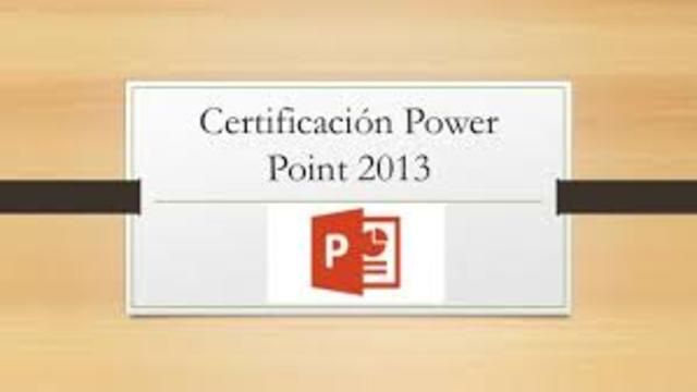 Certificación Power Point