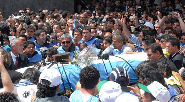 Traslado de los restos de Peron