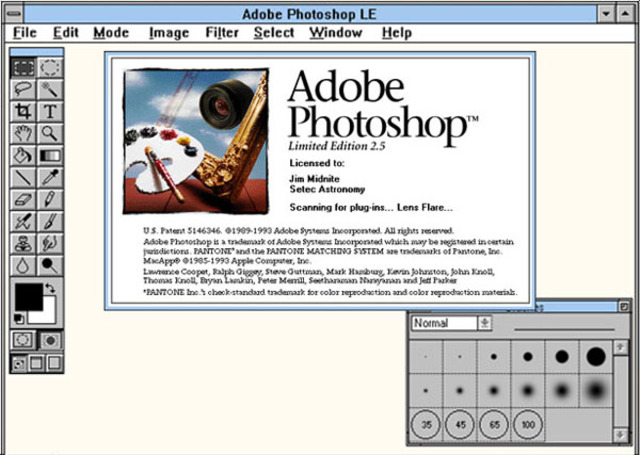 Adobe Photoshop 2.5