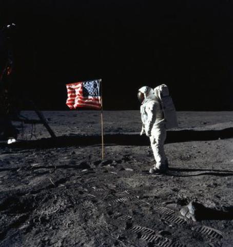 Americans send the first man to the Moon