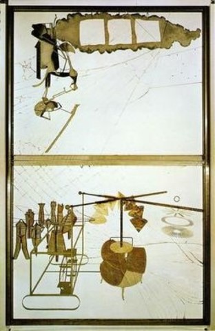 The Bride Stripped Bare by Her Bachelors, Even (Collage) by Marcel Duchamp
