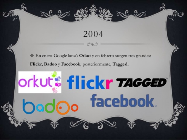 Orkut, Flickr, badoo y facebook