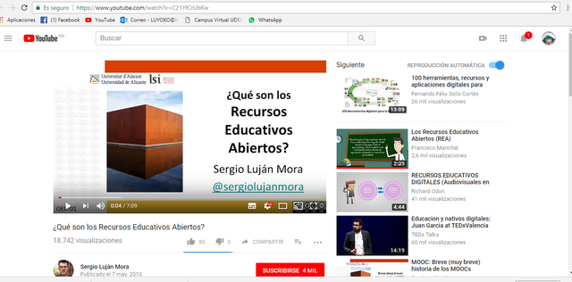 Recursos Educativos de Libre Acceso