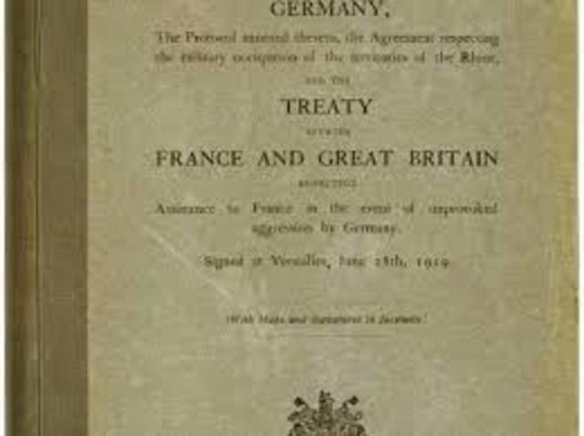 British/French peace treaty