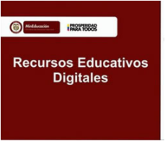MEN: "Recurso Educativo Digital "