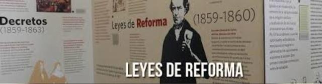 Leyes de reforma 1859-1860