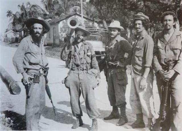 Camilo Cienfuegos leads revolutionary guerrillas to victory in Yaguajay.