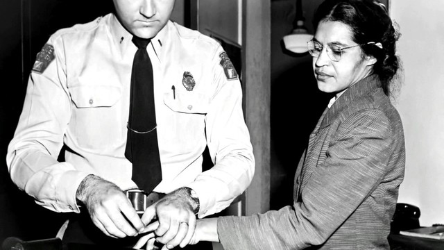 Rosa Parks Refuses To Sit In Back of Bus