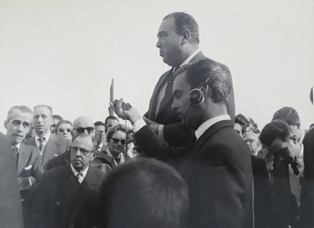 Dr. João Feliciano Xavier durante discurso
