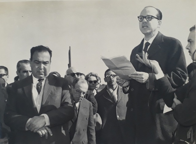 Dr. Mozart Vitor Russomano durante discurso