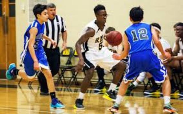 My first school basketball year.