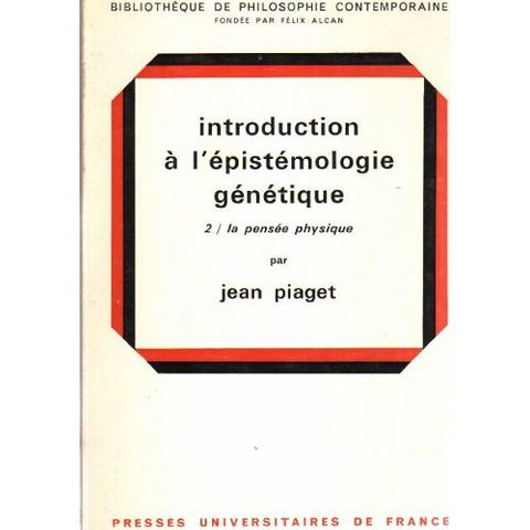 “Introduction a l’epistemologie génétique”