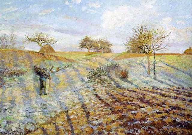 Gelée Blanche - Hoarfrost by Pissarro