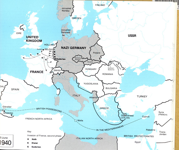 Germany takes over multiple countries