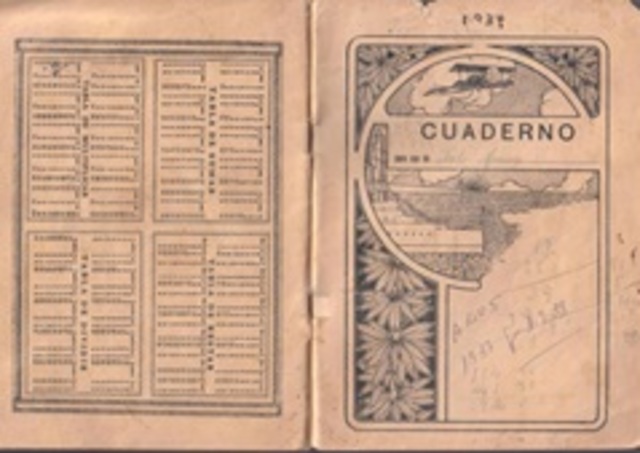 El cuaderno. 1920