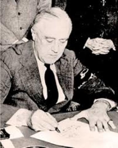 Britain and U.S declare war on Japan