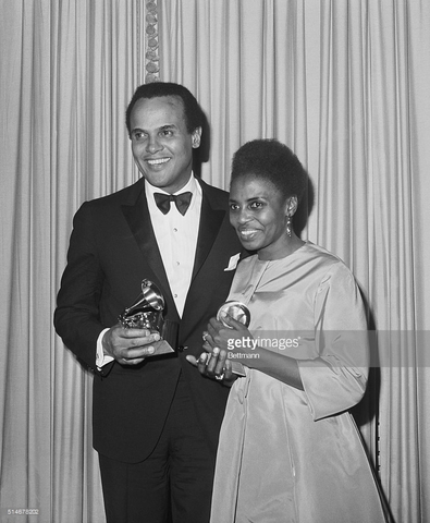 Miriam Makeba wins a Grammy