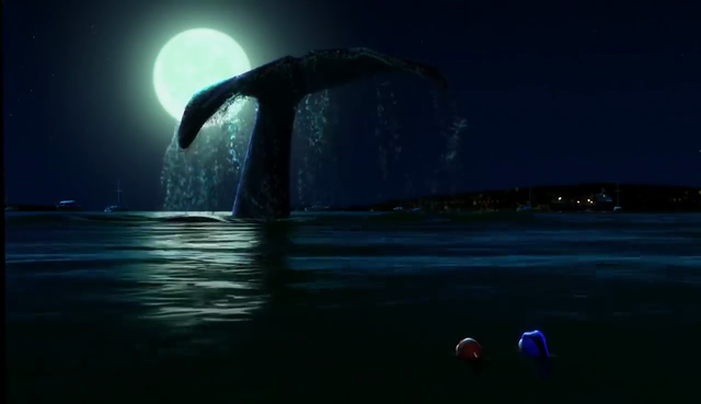 Marlin chega a Sidney dentro da balea