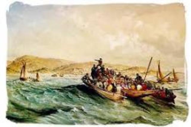 The British Settlers arive in South Africa